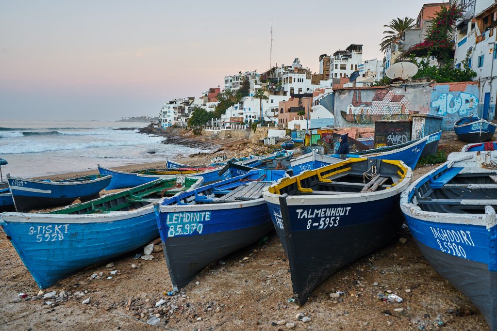 Barcos en Essaouira Marruecos